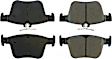 2015 Audi S3 - Rear Ceramic Brake Pad Set, Premium Series