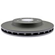 320.35057F Front, Driver or Passenger Side Brake Disc, Plain Surface, 5 Lugs, 288.04 mm, Elemental Protection - Full Coated Series