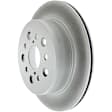 320.44123F Rear, Driver or Passenger Side Brake Disc, Plain Surface, 5 Lugs, 310.13 mm, 4.3L, 8Cyl, Elemental Protection - Full Coated Series