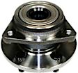400.58001E Front, Driver or Passenger Side Wheel Hub, With Bearing, C-Tek Series