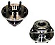 400.58001E Front, Driver or Passenger Side Wheel Hub, With Bearing, C-Tek Series