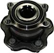 401.42003E Rear, Driver or Passenger Side Wheel Hub, With Bearing, C-Tek Series