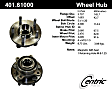 2014 Ford Edge - Rear, Driver or Passenger Side Wheel Hub, With Bearing, C-Tek Series