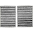 49372574 Cabin Air Filter Set (Activated Charcoal) - Replaces OE Number 64-11-9-366-401
