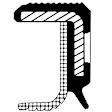 49390581 Crankshaft Seal - Cortecto 11118618864