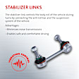 2011 Mercedes Benz Sprinter 2500 - Front, Driver or Passenger Side Sway Bar Bushing, For Cars With Heavy Duty Sway Bar (Code C45), Sold individually