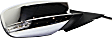Passenger Side Mirror, Power, Manual Folding, Heated, Chrome, In-housing Signal Light, With memory, With Puddle Light, No Auto-Dimming, With Blind Spot Detection in Glass