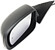 Driver Side Mirror, Power, Manual Folding, Heated, Paintable, In-housing Signal Light, With memory, With Puddle Light, No Auto-Dimming, With Blind Spot Detection in Glass