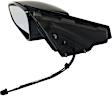 Driver Side Mirror, Power Adjust, Manual Folding, Heated, Paintable, In-housing Signal Light, No Memory, No Puddle Light, No Auto-Dimming, No Blind Spot Feature