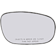 Passenger Side Mirror Glass, Non-Heated, No Blind Spot Feature