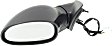 Driver Side Mirror, Power, Manual Folding, Heated, Textured Black, No Signal Light, No Memory, No Puddle Light, No Auto-Dimming, No Blind Spot Feature