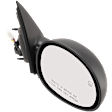 Passenger Side Mirror, Power, Manual Folding, Heated, Textured Black, No Signal Light, No Memory, No Puddle Light, No Auto-Dimming, No Blind Spot Feature