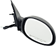 Passenger Side Mirror, Power, Manual Folding, Heated, Textured Black, No Signal Light, No Memory, No Puddle Light, No Auto-Dimming, No Blind Spot Feature