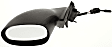 Driver Side Mirror, Manual Adjust, Non-Folding, Non-Heated, Textured Black, No Signal Light, No Memory, No Puddle Light, No Auto-Dimming, No Blind Spot Feature