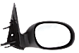 Passenger Side Mirror, Manual Adjust, Non-Folding, Non-Heated, Textured Black, No Signal Light, No Memory, No Puddle Light, No Auto-Dimming, No Blind Spot Feature