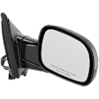 Passenger Side Mirror, Power Adjust, Manual Folding, Non-Heated, Paintable, No Signal Light, No Memory, No Puddle Light, No Auto-Dimming, No Blind Spot Feature