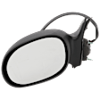 Driver Side Mirror, Power, Non-Folding, Non-Heated, Textured Black, No Signal Light, No Memory, No Puddle Light, No Auto-Dimming, No Blind Spot Feature