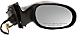 Passenger Side Mirror, Power, Non-Folding, Non-Heated, Textured Black, No Signal Light, No Memory, No Puddle Light, No Auto-Dimming, No Blind Spot Feature