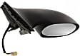 Passenger Side Mirror, Power, Non-Folding, Non-Heated, Textured Black, No Signal Light, No Memory, No Puddle Light, No Auto-Dimming, No Blind Spot Feature