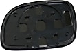 Passenger Side Mirror Glass, Non-Heated, No Blind Spot Feature