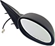 Passenger Side Mirror, Power, Non-Folding, Non-Heated, Textured Black, No Signal Light, No Memory, No Puddle Light, No Auto-Dimming, No Blind Spot Feature