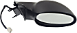 Passenger Side Mirror, Power, Non-Folding, Non-Heated, Textured Black, No Signal Light, No Memory, No Puddle Light, No Auto-Dimming, No Blind Spot Feature