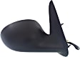 Passenger Side Mirror, Power, Non-Folding, Non-Heated, Textured Black, No Signal Light, No Memory, No Puddle Light, No Auto-Dimming, No Blind Spot Feature