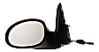 Driver Side Mirror, Manual Adjust, Non-Folding, Non-Heated, Textured Black, No Signal Light, No Memory, No Puddle Light, No Auto-Dimming, No Blind Spot Feature