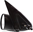 Driver Side Mirror, Manual Adjust, Non-Folding, Non-Heated, Textured Black, No Signal Light, No Memory, No Puddle Light, No Auto-Dimming, No Blind Spot Feature