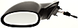 Driver Side Mirror, Manual Adjust, Non-Folding, Non-Heated, Textured Black, No Signal Light, No Memory, No Puddle Light, No Auto-Dimming, No Blind Spot Feature
