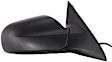 Passenger Side Mirror, Power Adjust, Manual Folding, Heated, Textured Black, No Signal Light, No Memory, No Puddle Light, No Auto-Dimming, No Blind Spot Feature