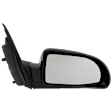 Passenger Side Mirror, Power Adjust, Manual Folding, Non-Heated, Paintable, No Signal Light, No Memory, No Puddle Light, No Auto-Dimming, No Blind Spot Feature