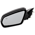 Driver Side Mirror, Power Adjust, Non-Folding, Heated, Paintable, No Signal Light, No Memory, No Puddle Light, No Auto-Dimming, No Blind Spot Feature, 4 Door Sedan