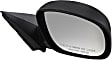 2006 Dodge Magnum SRT8 - Passenger Side Mirror, Power Adjust, Non-Heated, Textured Black, Non-Folding, No Signal Light, No Blind Spot Feature, No Memory, No Puddle Light, No Auto-Dimming