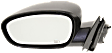 2005 Dodge Magnum - Driver Side Mirror, Power Adjust, Heated, Textured Black, Non-Folding, No Signal Light, No Blind Spot Feature, No Memory, No Puddle Light, No Auto-Dimming
