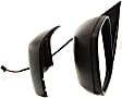 Driver Side Mirror, Power Adjust, Heated, Manual Folding, With 1 Paintable and 1 Textured Black Cap, No Signal Light, No Memory, No Puddle Light, No Auto-Dimming, No Blind Spot Feature