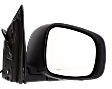 Passenger Side Mirror, Power Adjust, Heated, Manual Folding, With 1 Paintable and 1 Textured Black Cap, No Signal Light, No Memory, No Puddle Light, No Auto-Dim, No Blind Spot Feature