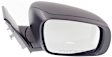 Passenger Side Mirror, Manual Adjust, Non-Heated, Manual Folding, Textured Black, No Signal Light, No Memory, No Puddle Light, No Auto-Dim, No Blind Spot Feature