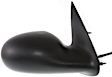 Passenger Side Mirror, Power, Non-Folding, Non-Heated, Textured Black, No Signal Light, No Memory, No Puddle Light, No Auto-Dimming, No Blind Spot Feature