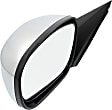 Driver Side Mirror, Power, Manual Folding, Heated, Chrome, No Signal Light, With memory, No Puddle Light, No Auto-Dimming, No Blind Spot Feature