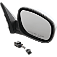 Passenger Side Mirror, Power, Manual Folding, Heated, Chrome, No Signal Light, With memory, No Puddle Light, No Auto-Dimming, No Blind Spot Feature