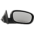 Passenger Side Mirror, Power, Manual Folding, Heated, Chrome, No Signal Light, With memory, No Puddle Light, No Auto-Dimming, No Blind Spot Feature