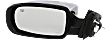 Sedan Driver Side Mirror, Power Adjust, Heated, Manual Folding, Chrome, No Signal Light, No Memory, No Puddle Light, No Auto-Dim, No Blind Spot Feature