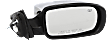Sedan Passenger Side Mirror, Power Adjust, Heated, Manual Folding, Chrome, No Signal Light, No Memory, No Puddle Light, No Auto-Dim, No Blind Spot Feature