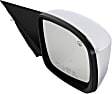 Sedan Passenger Side Mirror, Power Adjust, Heated, Manual Folding, Chrome, No Signal Light, No Memory, No Puddle Light, No Auto-Dim, No Blind Spot Feature