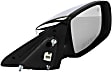 Sedan Passenger Side Mirror, Power Adjust, Heated, Manual Folding, Chrome, No Signal Light, No Memory, No Puddle Light, No Auto-Dim, No Blind Spot Feature