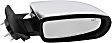 Sedan Passenger Side Mirror, Power Adjust, Heated, Manual Folding, Chrome, No Signal Light, No Memory, No Puddle Light, No Auto-Dim, No Blind Spot Feature