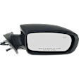 Passenger Side Mirror, Power, Manual Folding, Heated, Paintable, No Signal Light, No Memory, No Puddle Light, No Auto-Dimming, No Blind Spot Feature