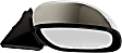Passenger Side Mirror, Power, Non-Folding, Heated, Chrome, No Signal Light, No Memory, No Puddle Light, No Auto-Dimming, No Blind Spot Feature