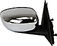 Passenger Side Mirror, Power, Non-Folding, Heated, Chrome, No Signal Light, No Memory, No Puddle Light, No Auto-Dimming, No Blind Spot Feature